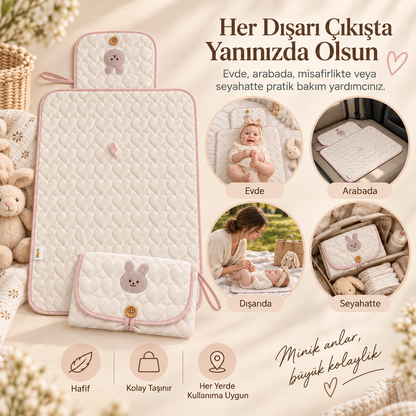Loveli CareNest™ – Bebek Alt Değiştirme Matı